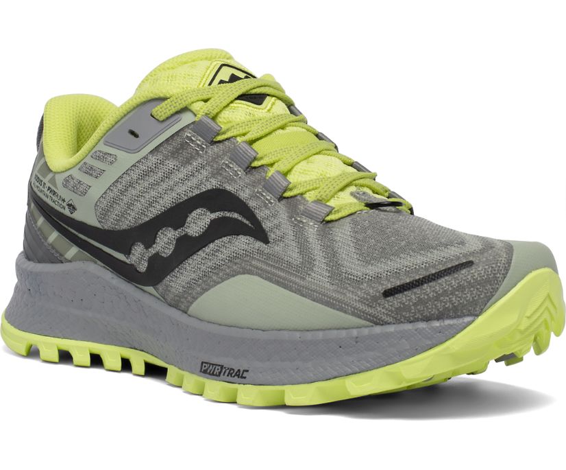 Chaussures Running Saucony Xodus 11 Femme Vert Clair | P91111-1