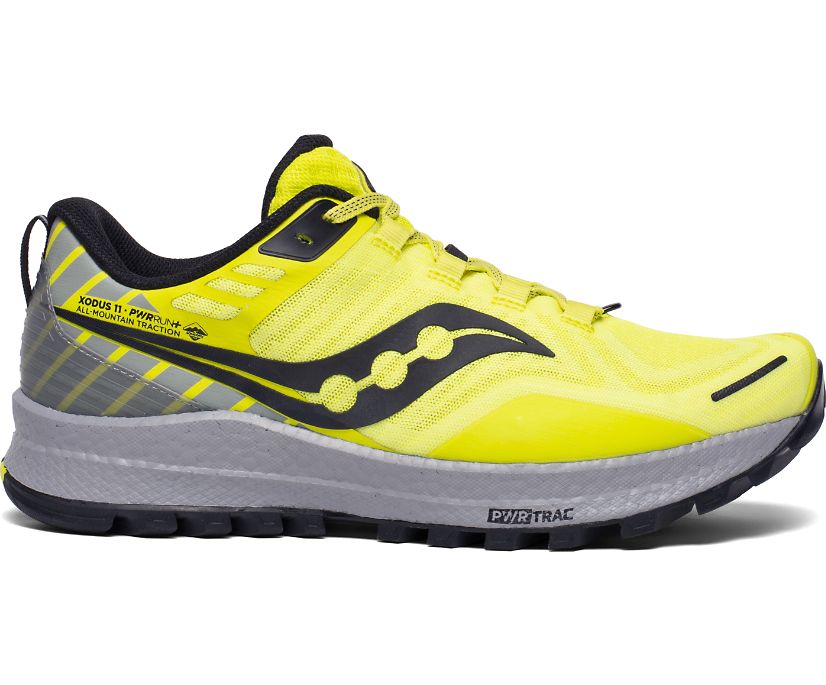 Chaussures Running Saucony Xodus 11 Homme Jaune Grise | P80656-8