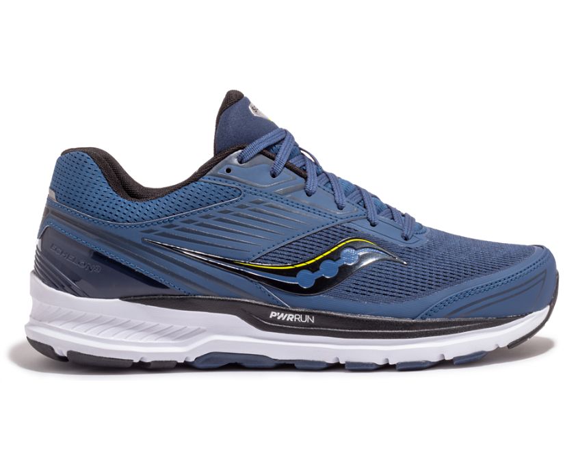 Chaussures Saucony Echelon 8 Larges Homme Bleu Marine Noir | I95102-5