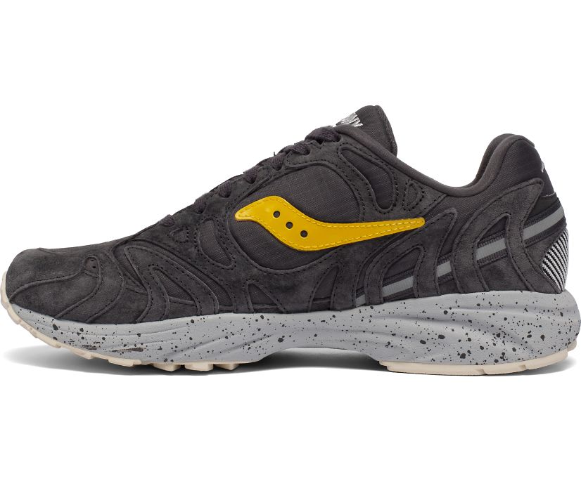 Chaussures Saucony Grid Azura 2000 Femme Noir Grise Jaune | L35618-0