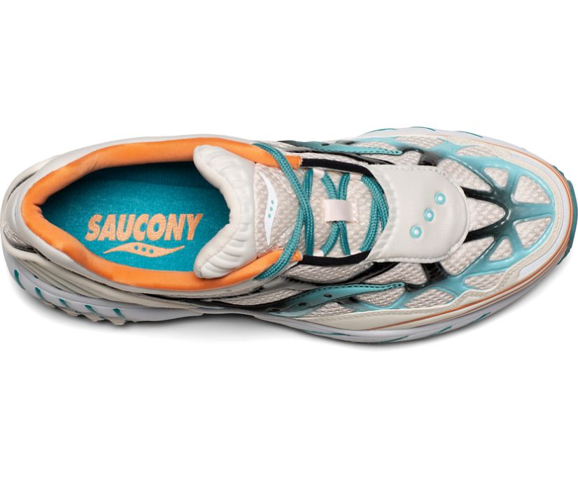 Chaussures Saucony Grid Web Femme Marron Noir Bleu | L59048-1