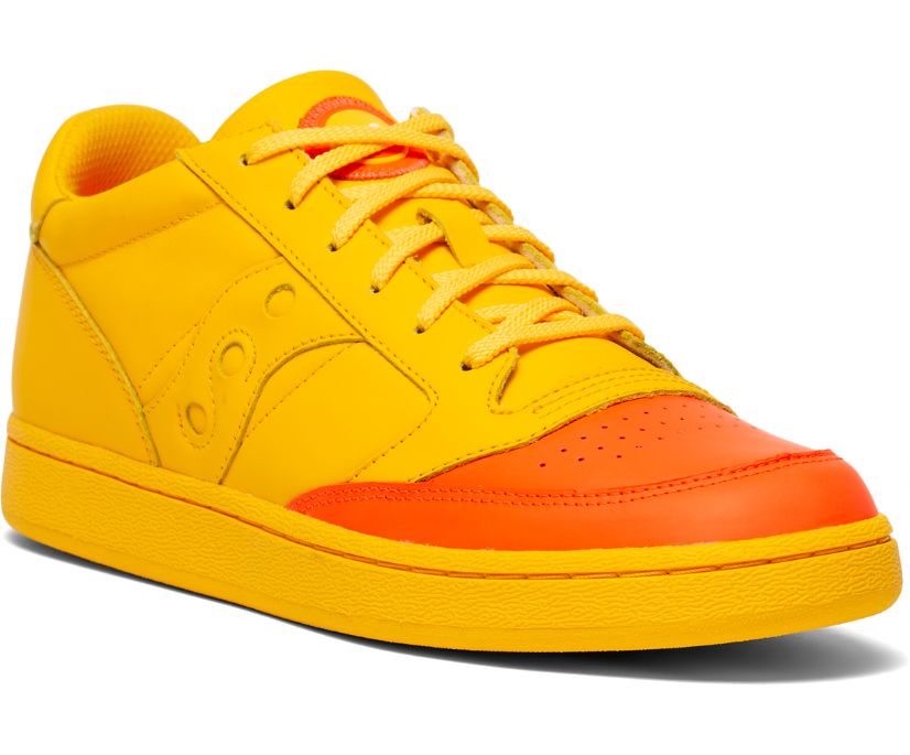 Chaussures Saucony Jake Jazz Court Homme Jaune Orange | R51060-6