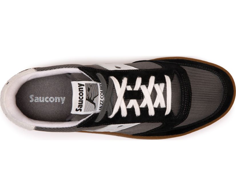 Chaussures Saucony Jazz Court Homme Noir Argent | N28979-6