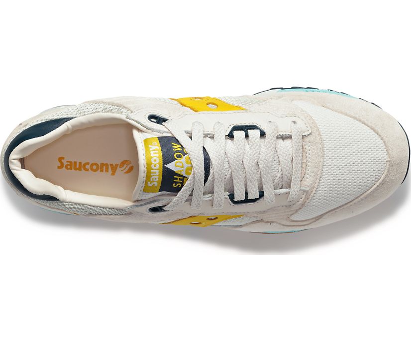 Chaussures Saucony Shadow 5000 Premium Femme Blanche Jaune | P18806-4