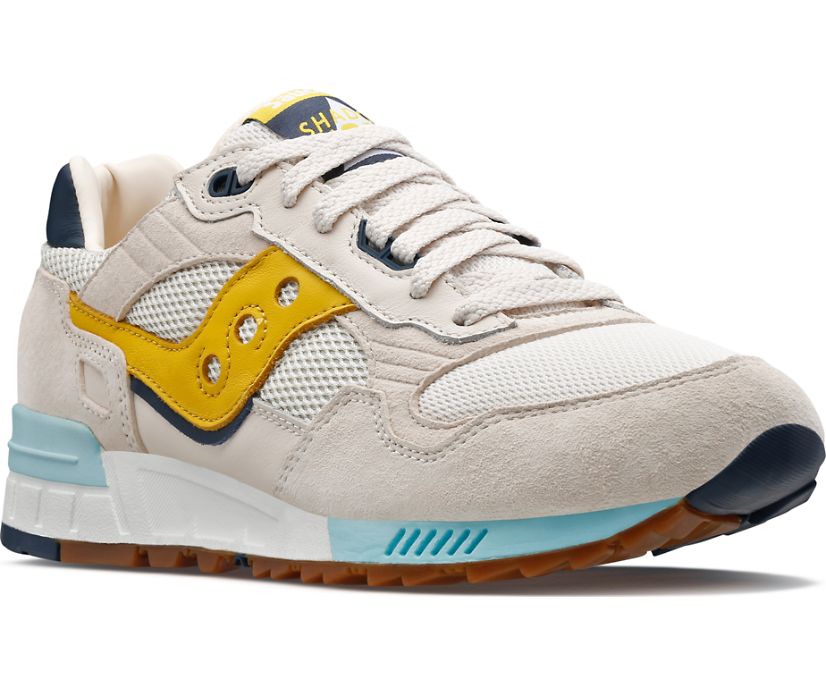 Chaussures Saucony Shadow 5000 Premium Femme Blanche Jaune | P18806-4