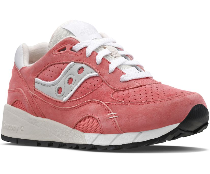 Chaussures Saucony Shadow 6000 Daim Premium Femme Corail | P74789-4