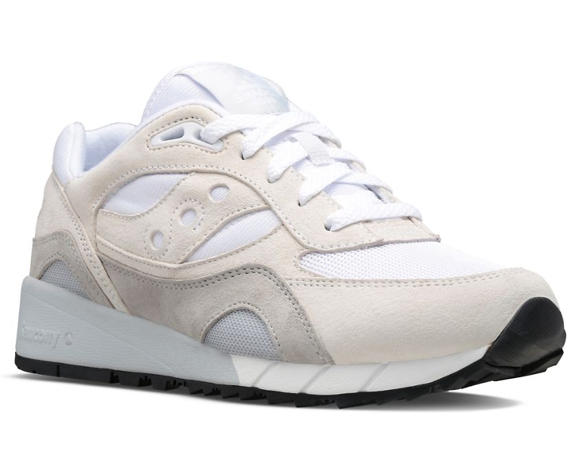 Chaussures Saucony Shadow 6000 Femme Blanche Blanche | P44602-8