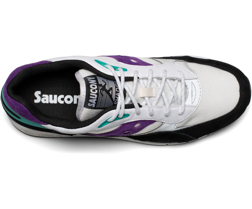 Chaussures Saucony Shadow 6000 Into the Void Femme Blanche Noir Violette | P5196-3