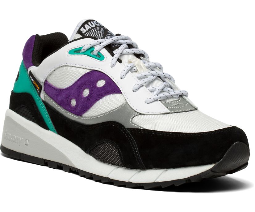 Chaussures Saucony Shadow 6000 Into the Void Femme Blanche Noir Violette | P5196-3