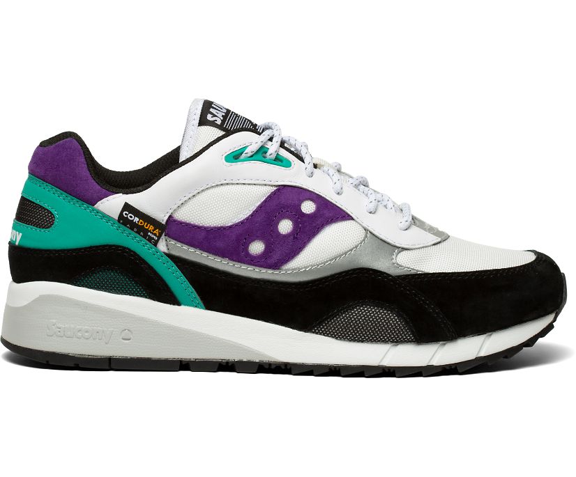 Chaussures Saucony Shadow 6000 Into the Void Femme Blanche Noir Violette | P5196-3