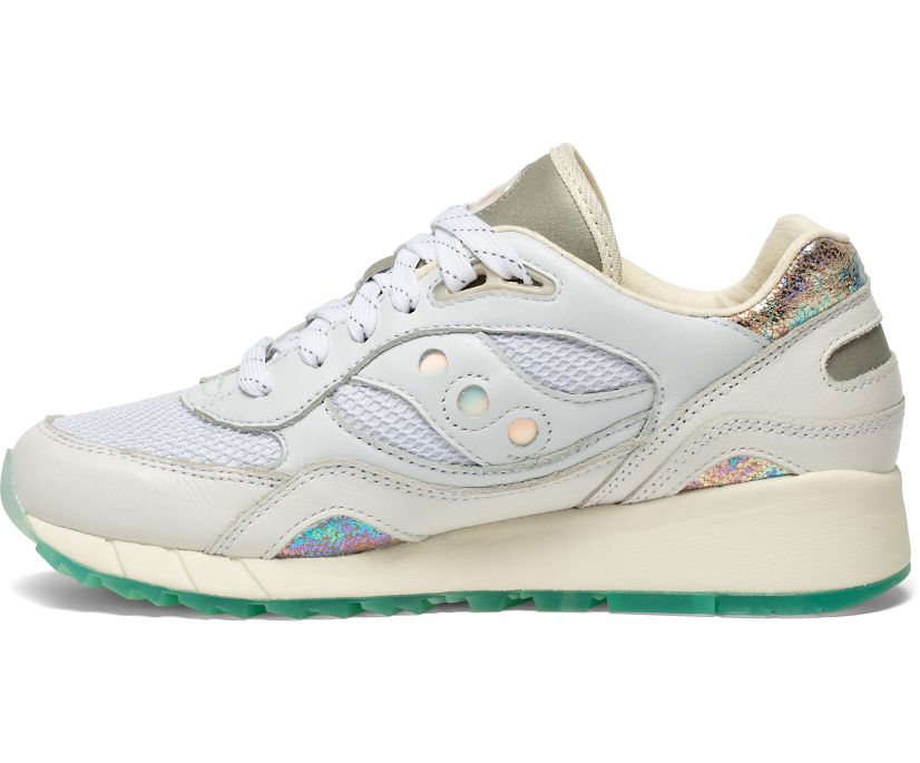 Chaussures Saucony Shadow 6000 Pearl Femme Blanche Doré | P60030-1