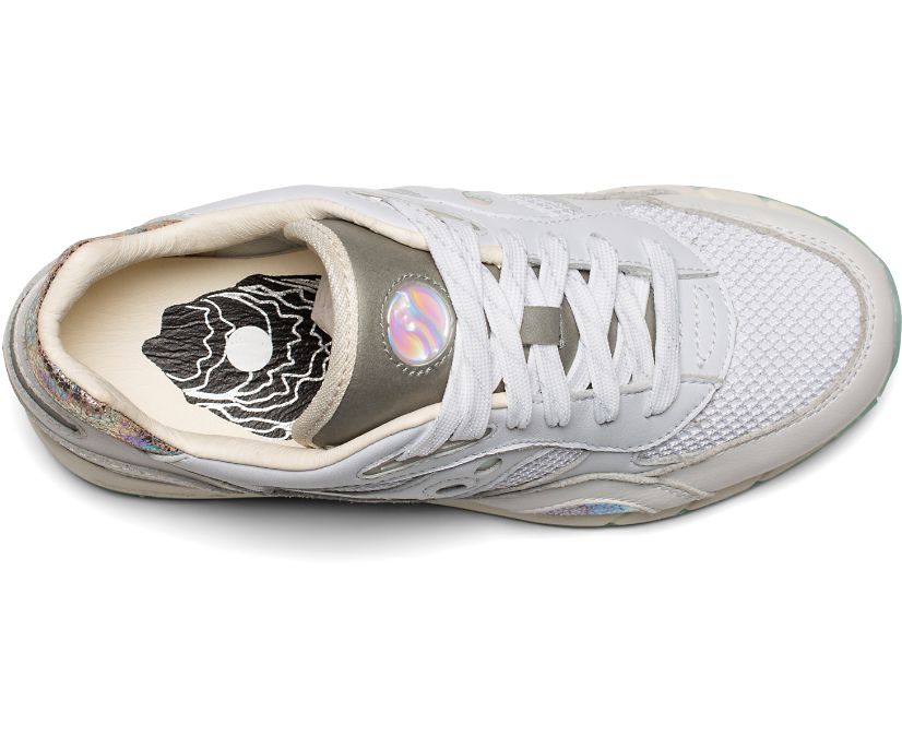 Chaussures Saucony Shadow 6000 Pearl Femme Blanche Doré | P60030-1