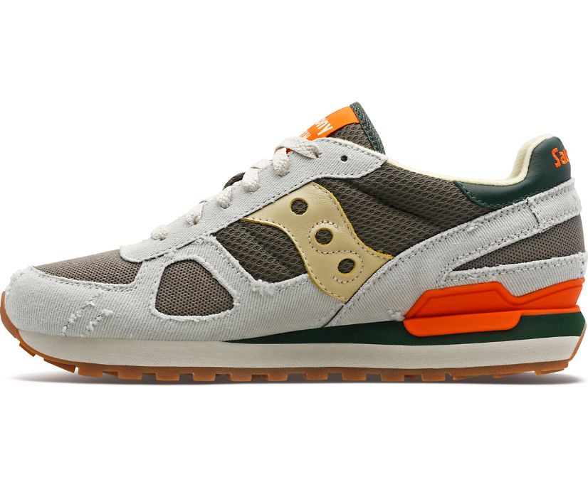 Chaussures Saucony Shadow Original Femme Grise Vert | Q83362-7