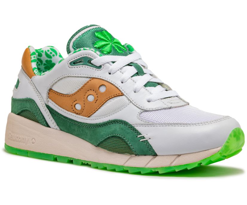 Chaussures Saucony Shamrock Shadow 6000 Femme Vert | R88407-5