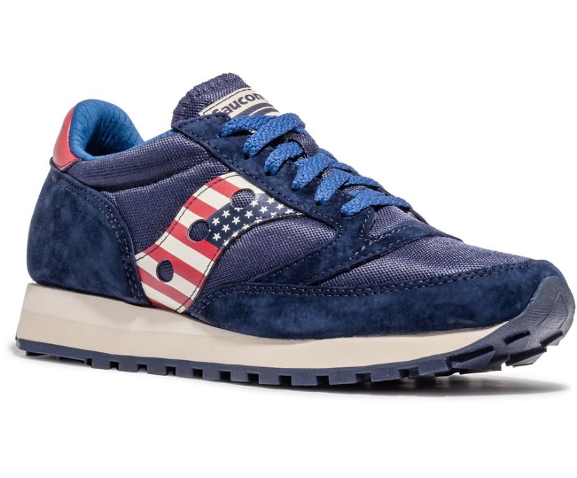 Chaussures Saucony Stars & Stripes Jazz 81 Homme Rouge Blanche Bleu | S15547-7