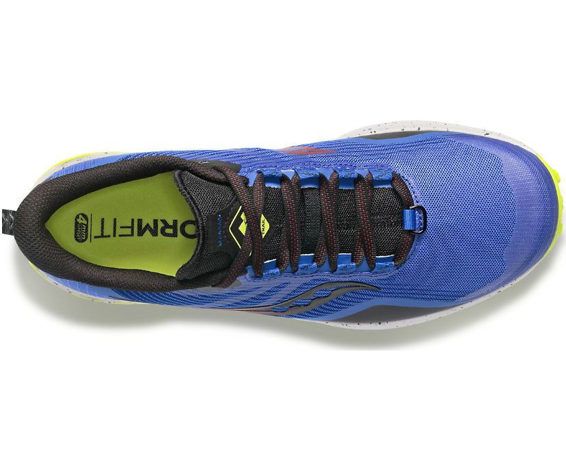 Chaussures Trail Saucony Peregrine 12 Homme Bleu Jaune | E43970-1