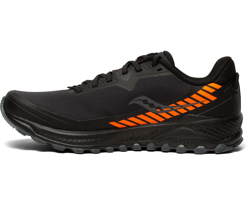 Chaussures Trail Saucony Peregrine ICE+ Homme Noir Orange | H8617-1