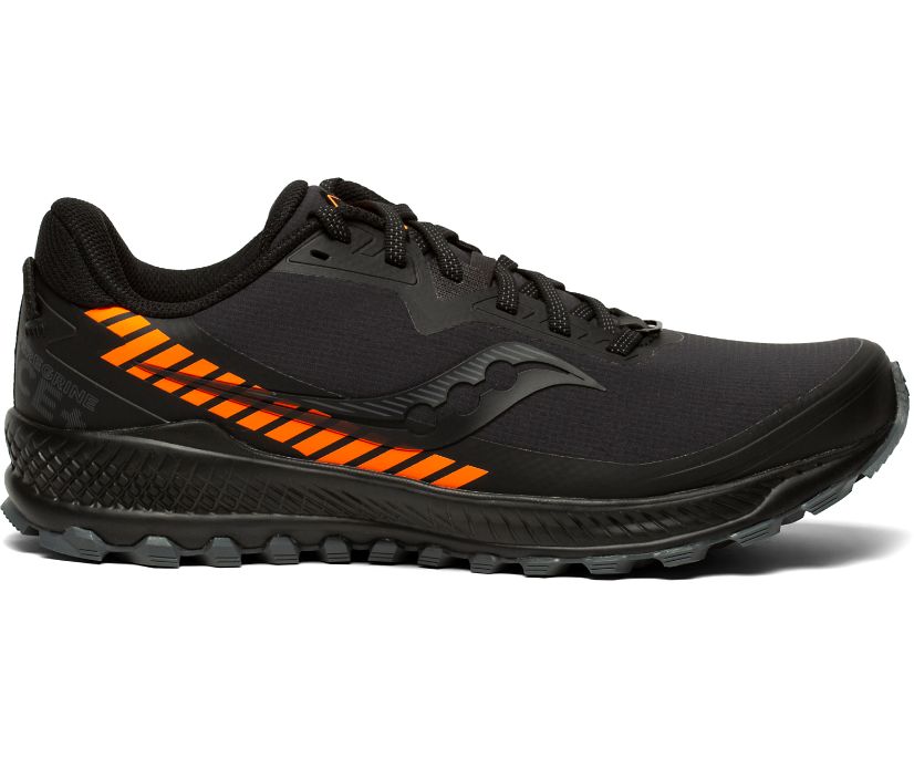 Chaussures Trail Saucony Peregrine ICE+ Homme Noir Orange | H8617-1