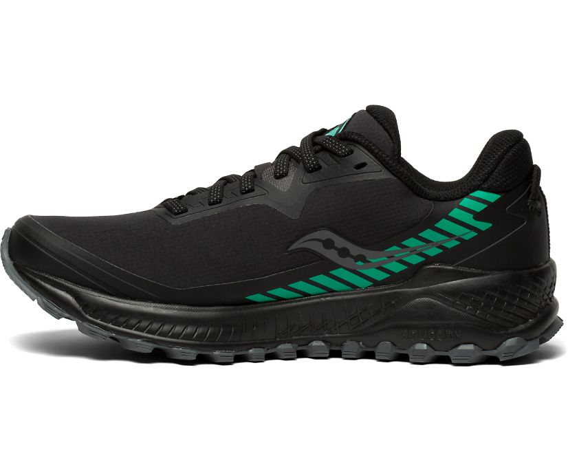 Chaussures Trail Saucony Peregrine ICE+ Femme Noir Vert | H91196-4