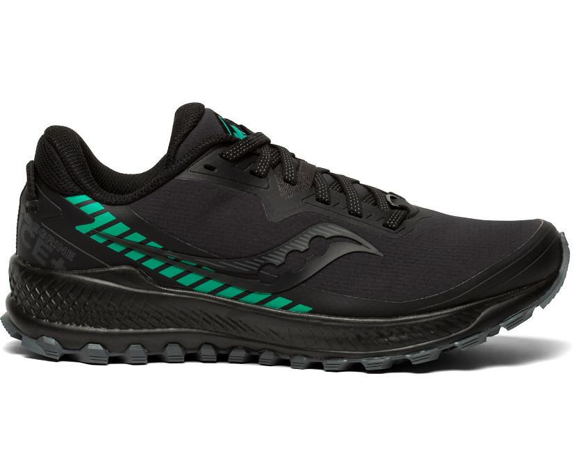 Chaussures Trail Saucony Peregrine ICE+ Femme Noir Vert | H91196-4