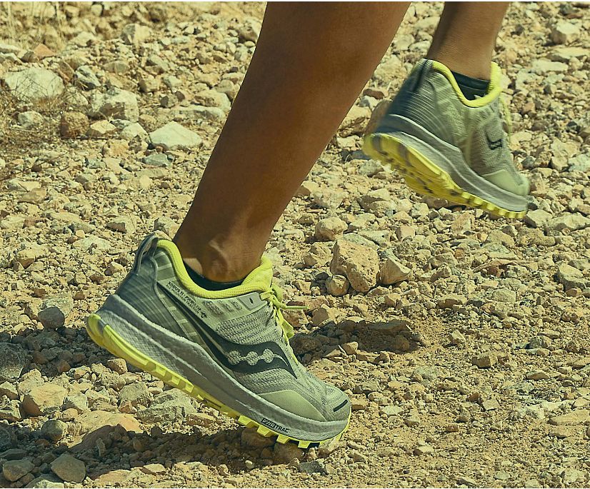 Chaussures Trail Saucony Xodus 11 Femme Vert Clair | P98715-0