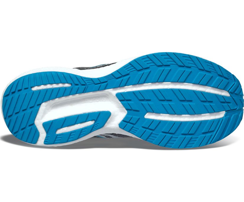 Chaussures de Marche Saucony Triumph 19 Homme Grise Foncé Bleu | G70105-1