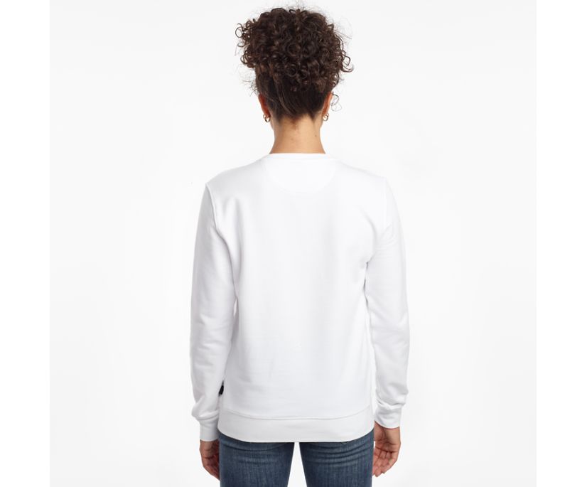 Hauts Saucony Rested Crewneck Femme Blanche | U87478-5