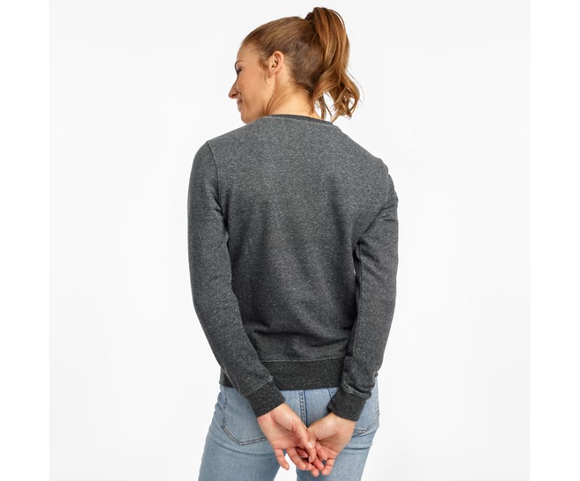 Hauts Saucony Rested Crewneck Femme Noir | U68593-9