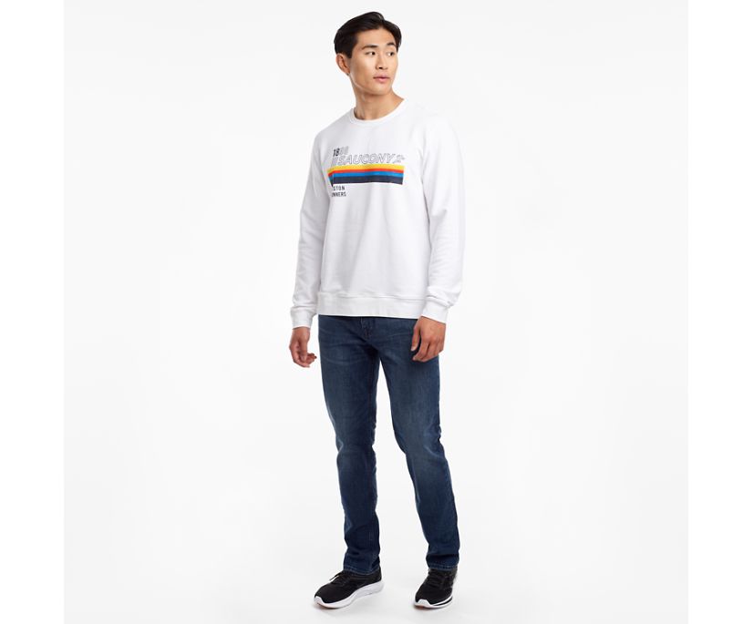 Hauts Saucony Rested Crewneck Homme Blanche | U64434-0