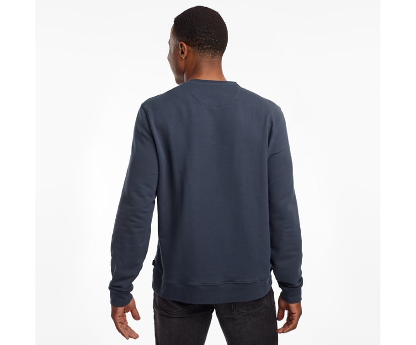 Hauts Saucony Rested Crewneck Homme Grise Bleu | U57448-3