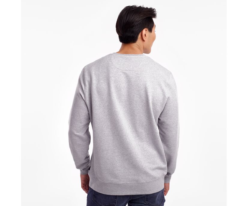 Hauts Saucony Rested Crewneck Homme Grise Clair | U62-6