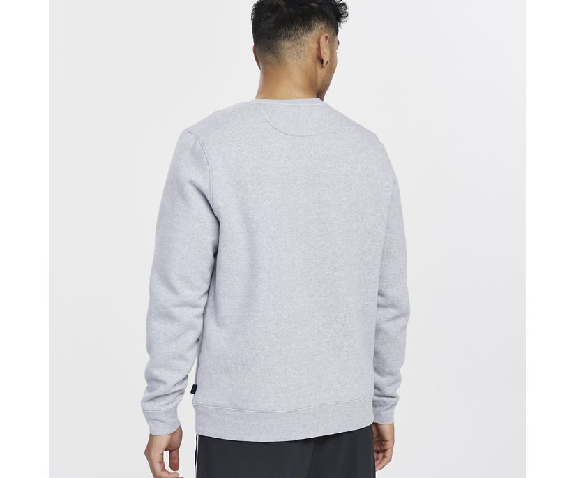 Hauts Saucony Rested Crewneck Homme Grise Clair | U62876-5