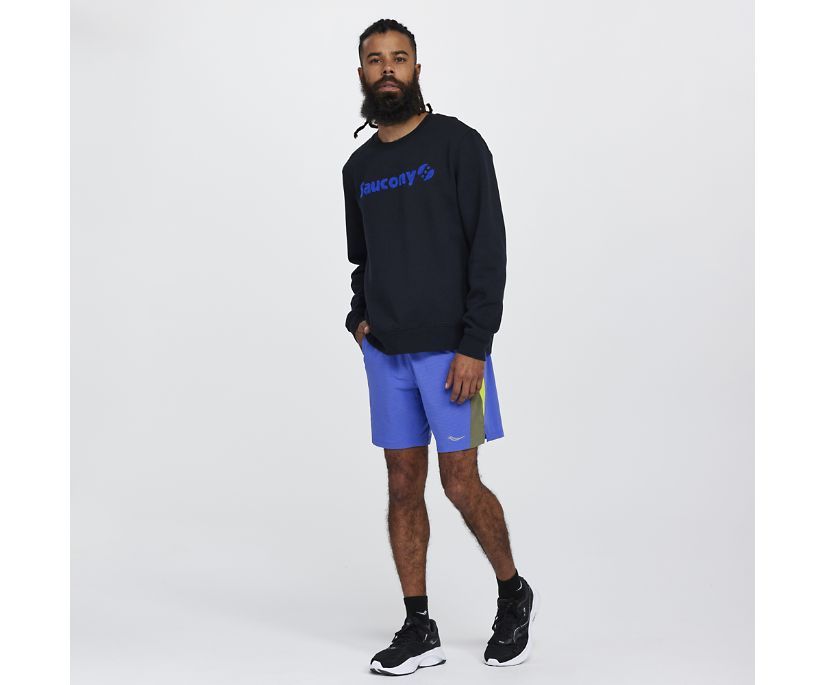 Hauts Saucony Rested Crewneck Homme Noir | U56592-7