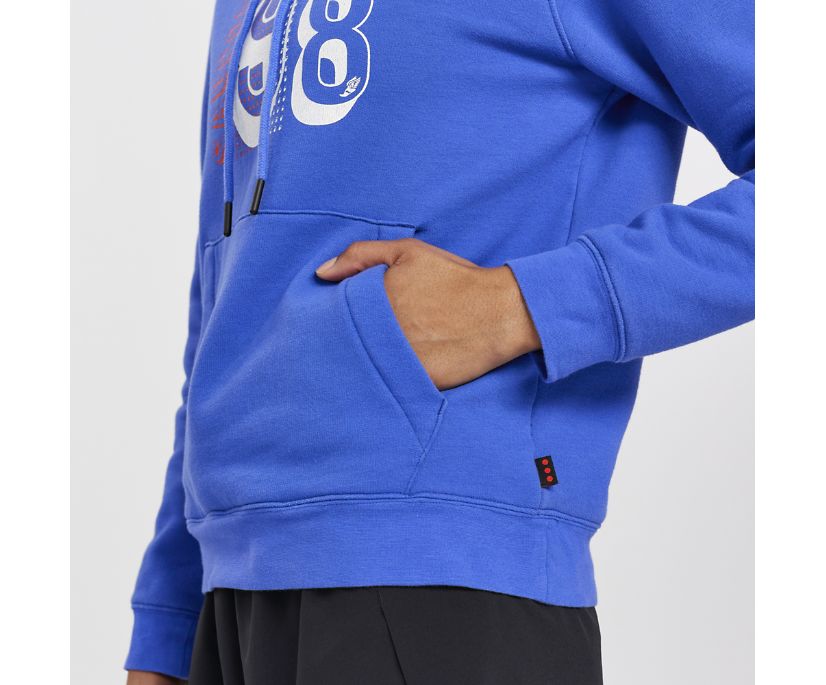 Hauts Saucony Rested Hoodie Femme Bleu | V22963-3