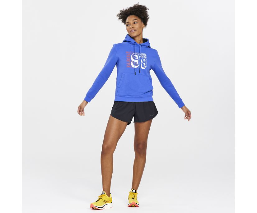 Hauts Saucony Rested Hoodie Femme Bleu | V22963-3