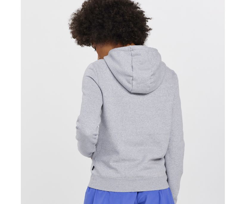 Hauts Saucony Rested Hoodie Femme Grise Clair | V31748-5