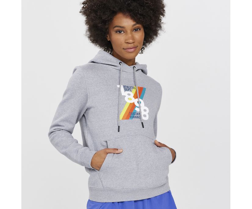 Hauts Saucony Rested Hoodie Femme Grise Clair | V31748-5