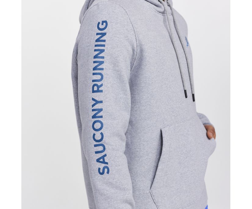 Hauts Saucony Rested Hoodie Homme Grise Clair | V11782-2