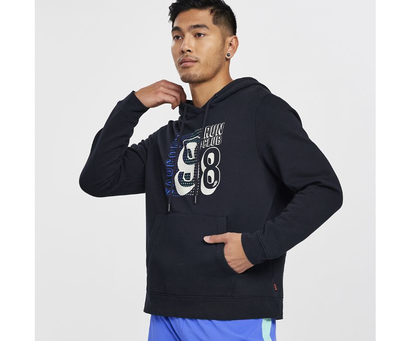 Hauts Saucony Rested Hoodie Homme Noir | U93702-5