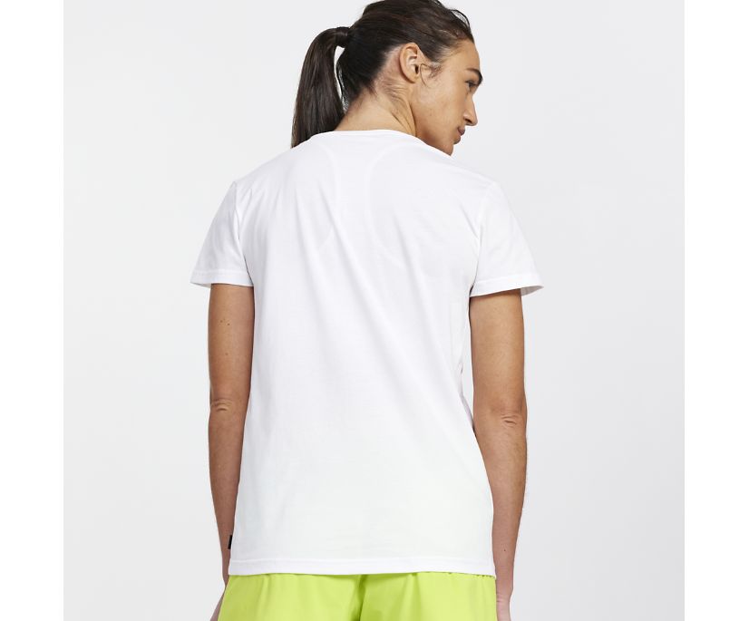 Hauts Saucony Rested T-Shirt Femme Blanche | V50464-7