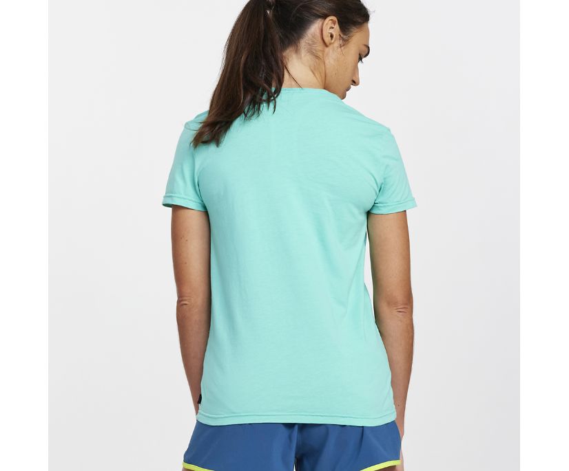 Hauts Saucony Rested T-Shirt Femme Menthe | V47819-0