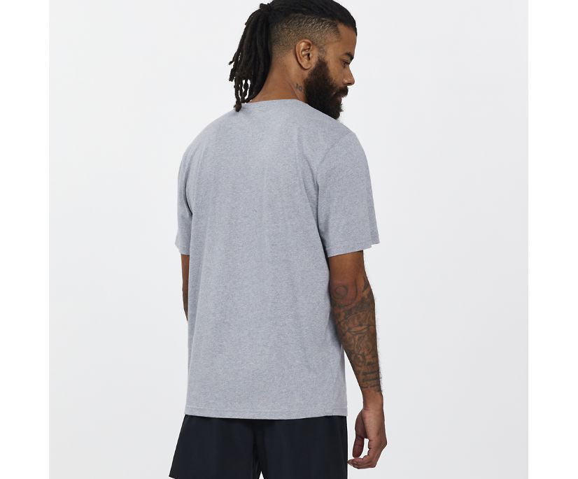 Hauts Saucony Rested T-Shirt Homme Grise Clair | V41026-3