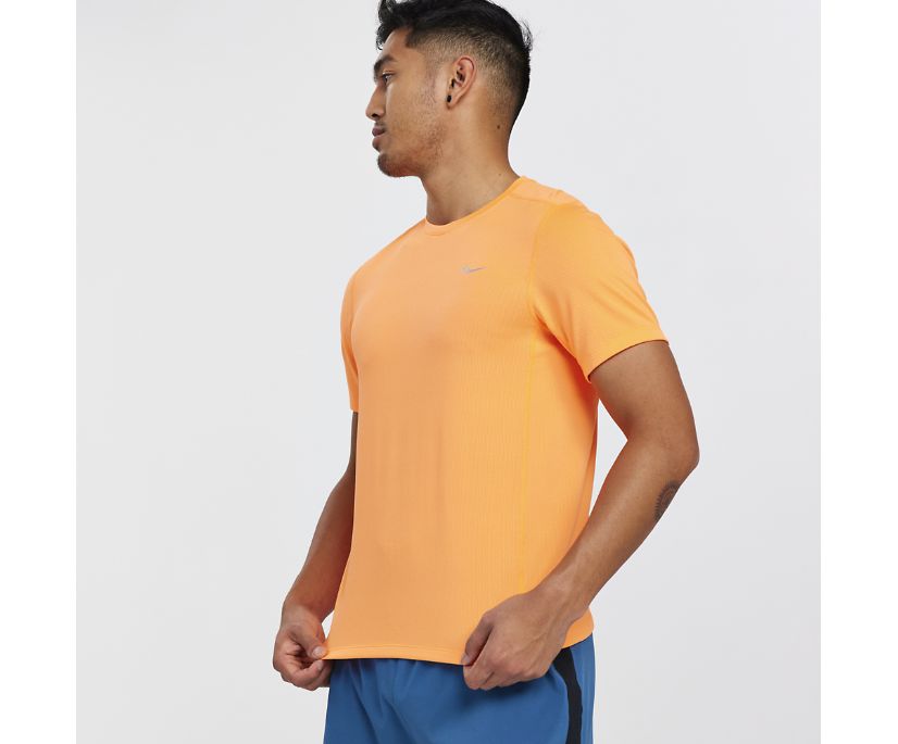 Hauts Saucony Stopwatch Corta Sleeve Homme Orange | W7094-6