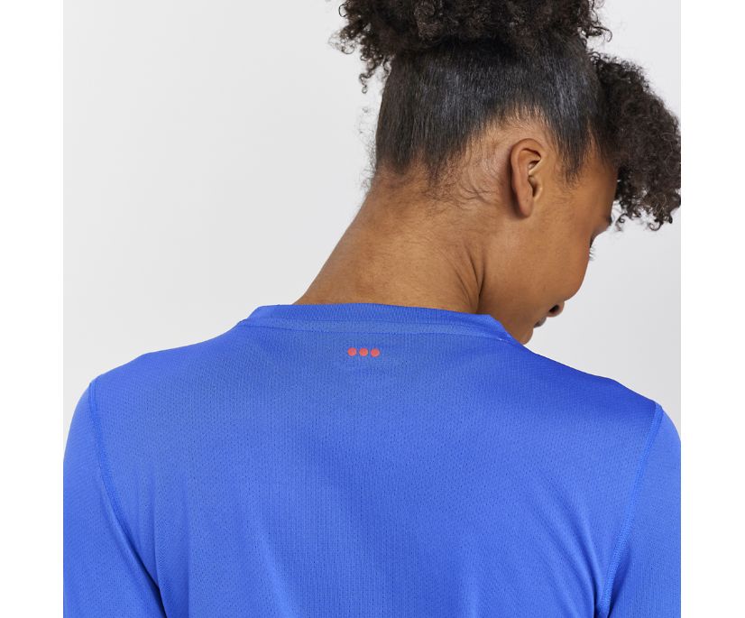 Hauts Saucony Stopwatch Long Sleeve Femme Bleu | W45164-8