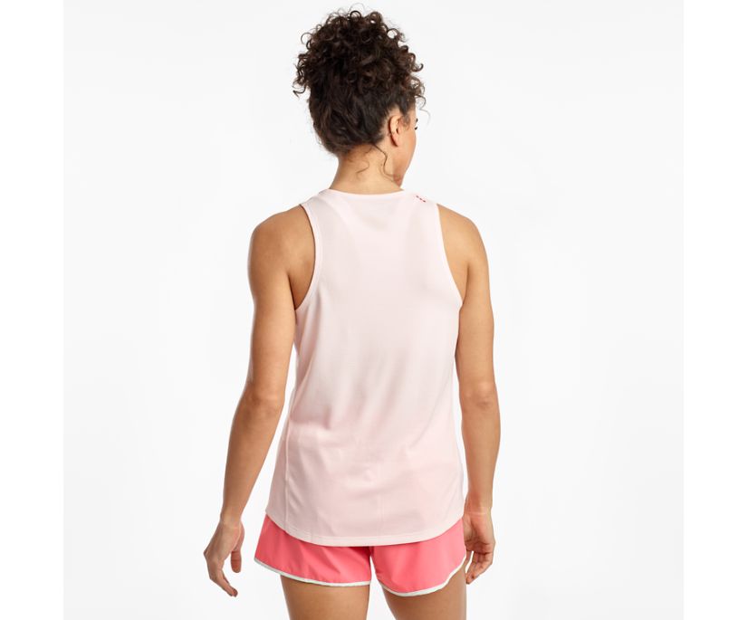 Hauts Saucony Stopwatch Singlet Femme Rose | X21389-8