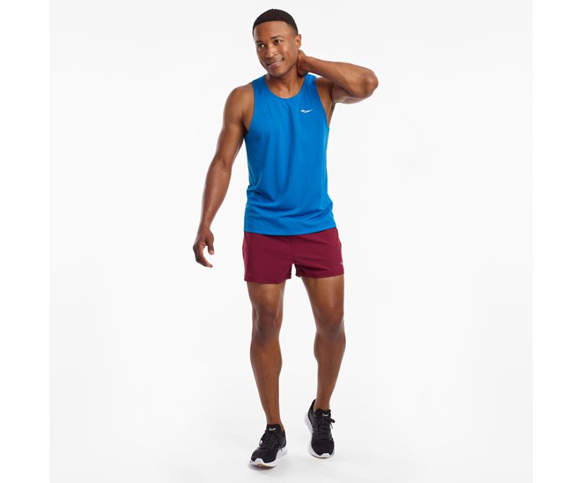 Hauts Saucony Stopwatch Singlet Homme Bleu | X11411-3