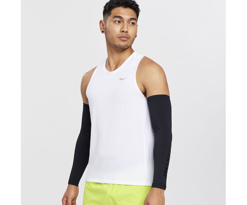 Hauts Saucony Stopwatch Singlet Homme Blanche | X19631-0