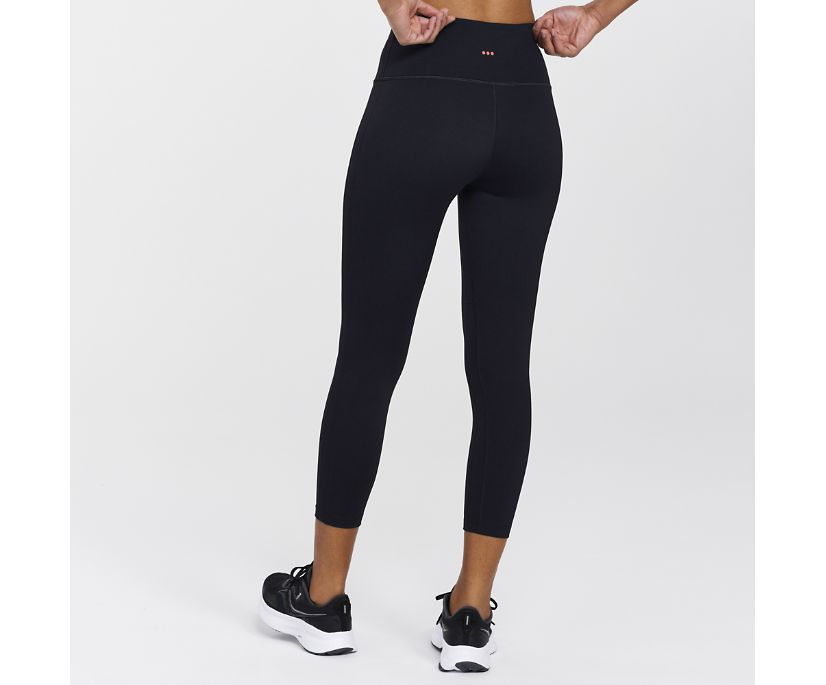 Pantalon Saucony Fortify Crop Femme Noir | T14477-8