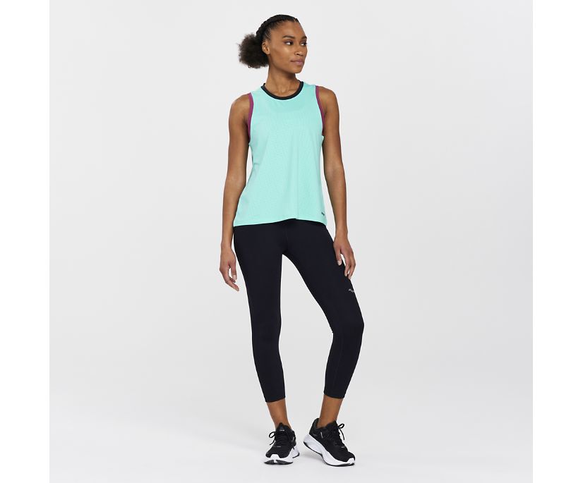 Pantalon Saucony Fortify Crop Femme Noir | T14477-8