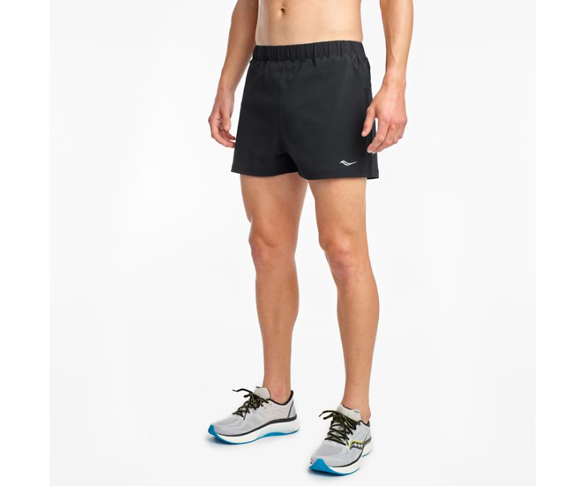 Pantalon Saucony Outpace 3\' Corta Homme Noir | T72787-6